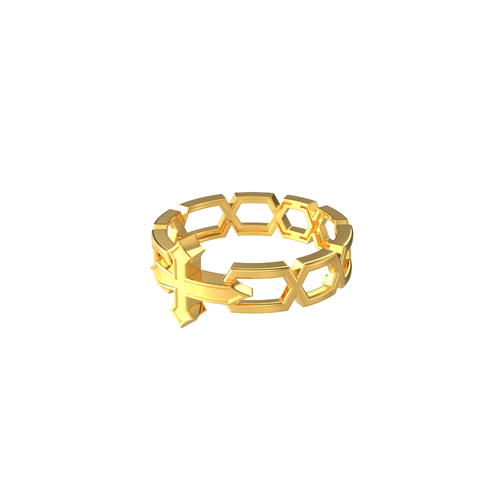 Guided Cross Pattern Ring