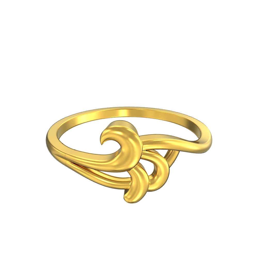 Curve-design-Gold-Ring