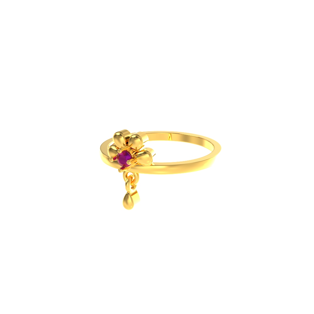 SPE Gold - Droplet Blossom Ring
