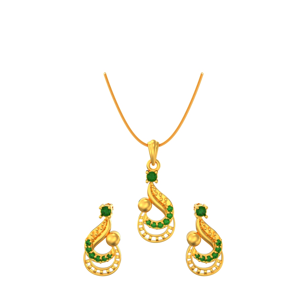 Enchanting-Curvy-Pendant-Set