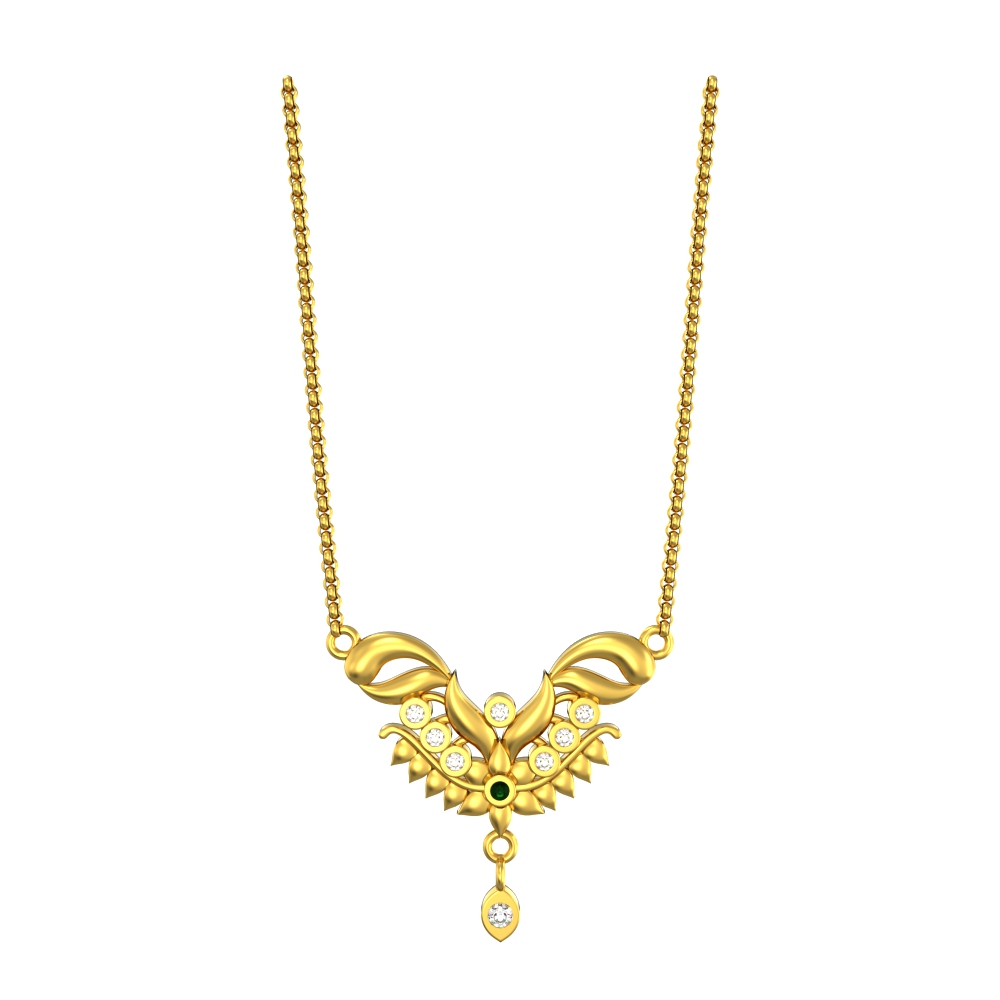 Enchanting-Floral-Gold-Pendant