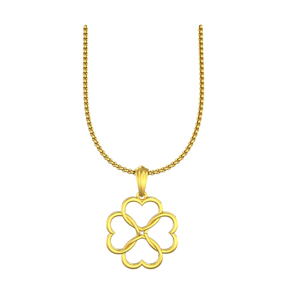 Floral-Heart-Gold-Pendant