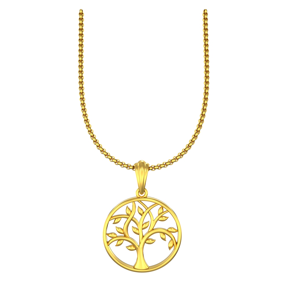 Floral-Tree-Gold-Pendant