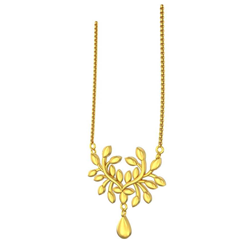 Flower-Bunch-Gold-Pendant