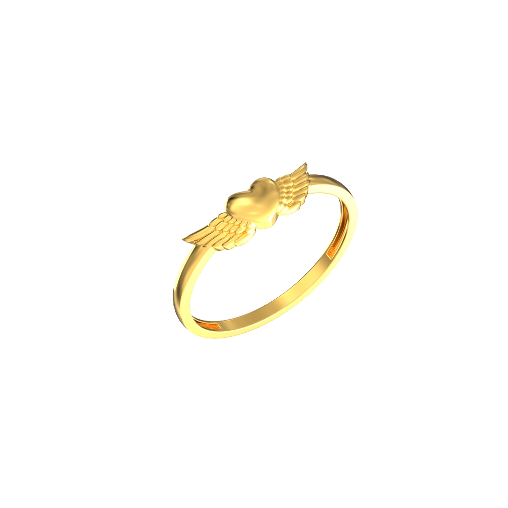 Gorgeous-Flying-Heart-Gold-Ring