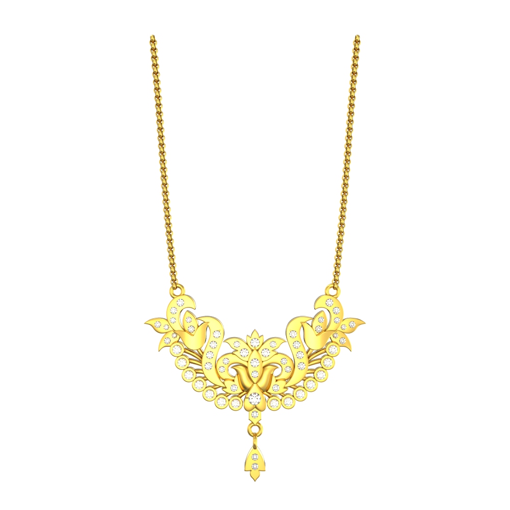 Graceful-Floral-Gold-Pendant