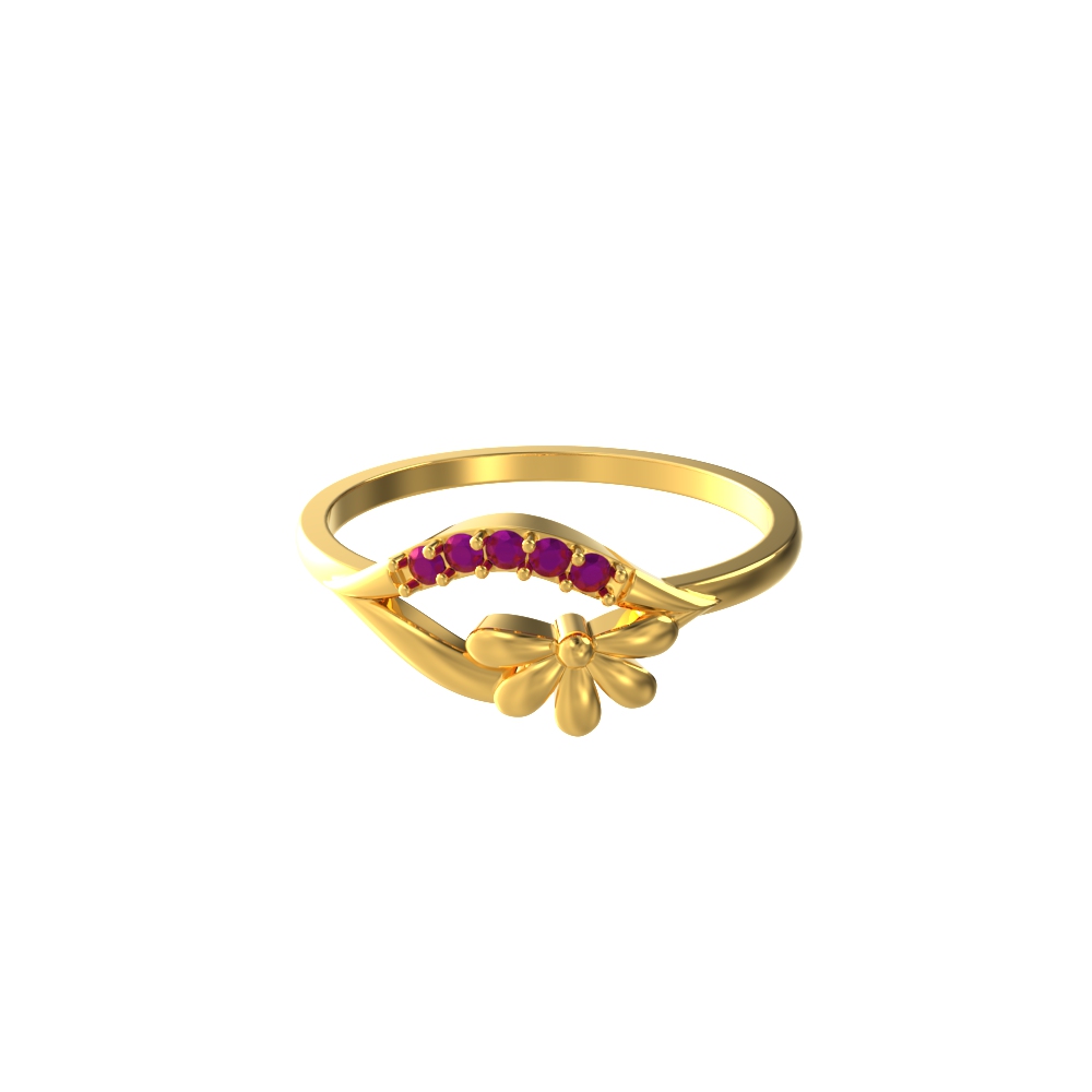 Half Floral Ring for Women's