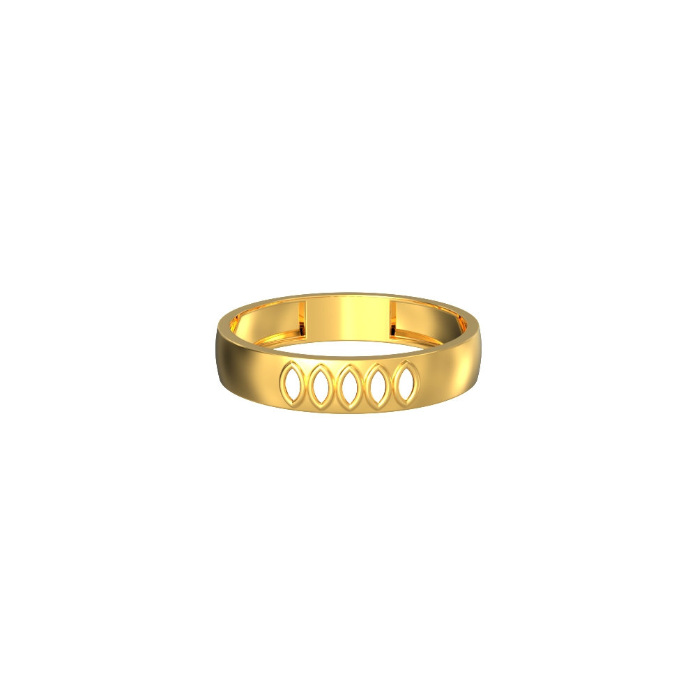 Hollow Circle Gold Ring