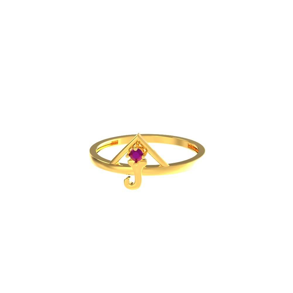 J-Letter-Gold-Ring