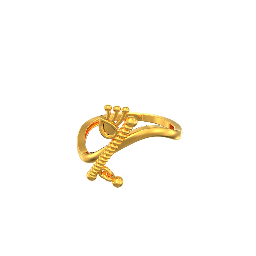 Krishna-Flute-Gold-Ring