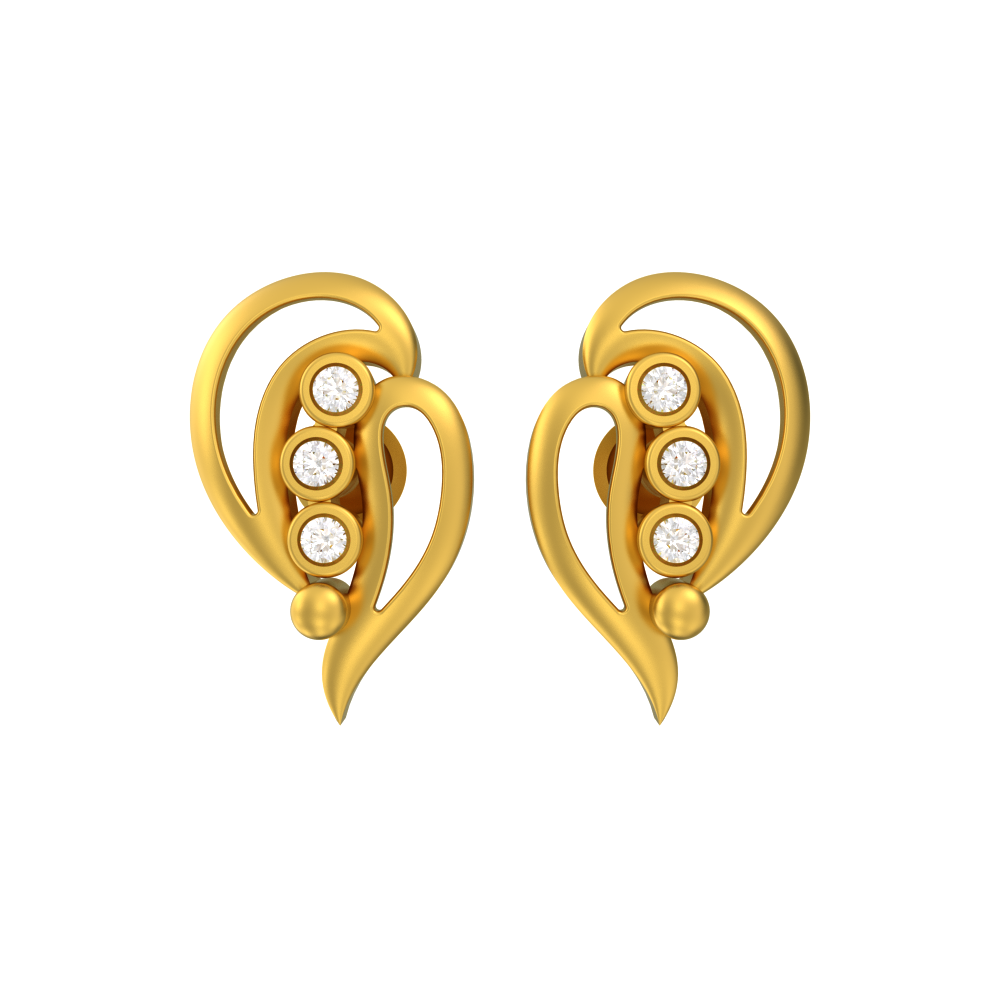 Round Ball Stud Earrings 10K Yellow Gold | Jared