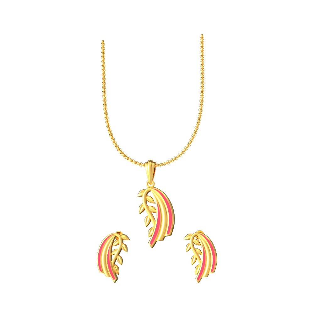 Leaves-Design-Pendant-set