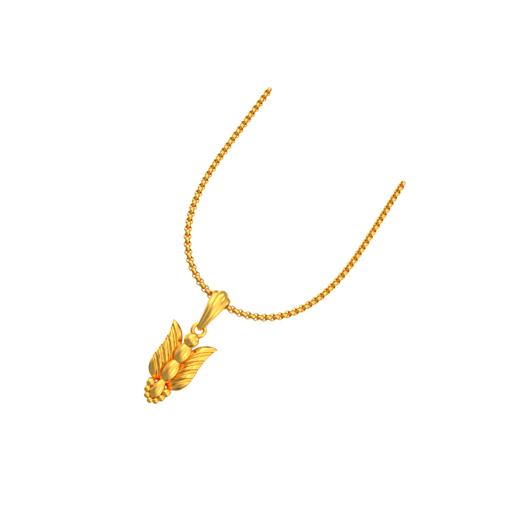 Light Weight Trendy Gold Pendant