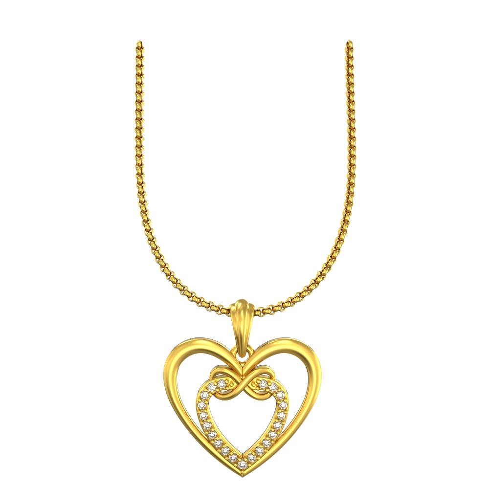 Loveable-Heart-Gold-Pendant