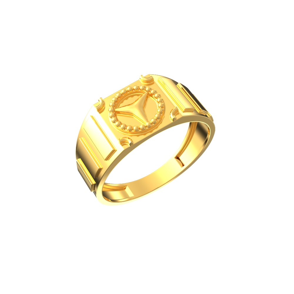 DMJ Premium HighQuality Mercedes Gold Look Finely Detailed Handmade Ring  For Men Brass Gold Plated Ring Price in India - Buy DMJ Premium HighQuality Mercedes  Gold Look Finely Detailed Handmade Ring For