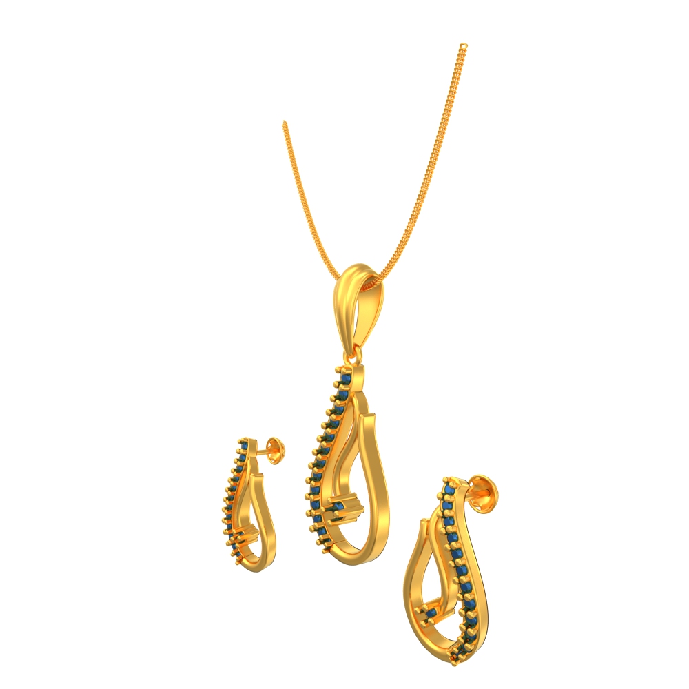 New-Charming-Curvy-Pendant-Set