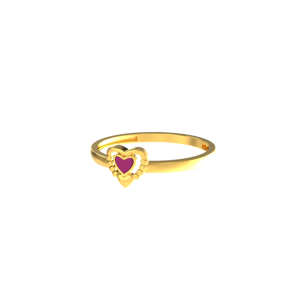 New-Heart-Design-Gold-Ring