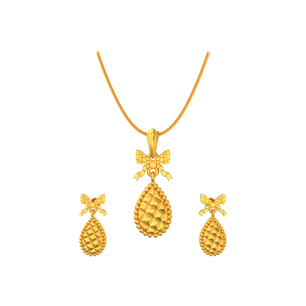 Pear-Design-Pendant-set