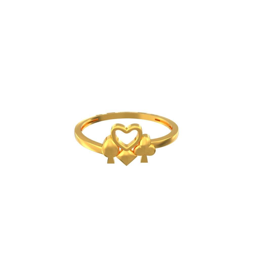 SPE Gold - Play Cards Gold Ring