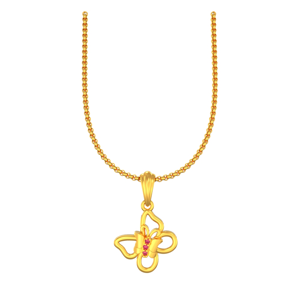 SPE Gold - Sparky Butterfly Pendant - Poonamallee