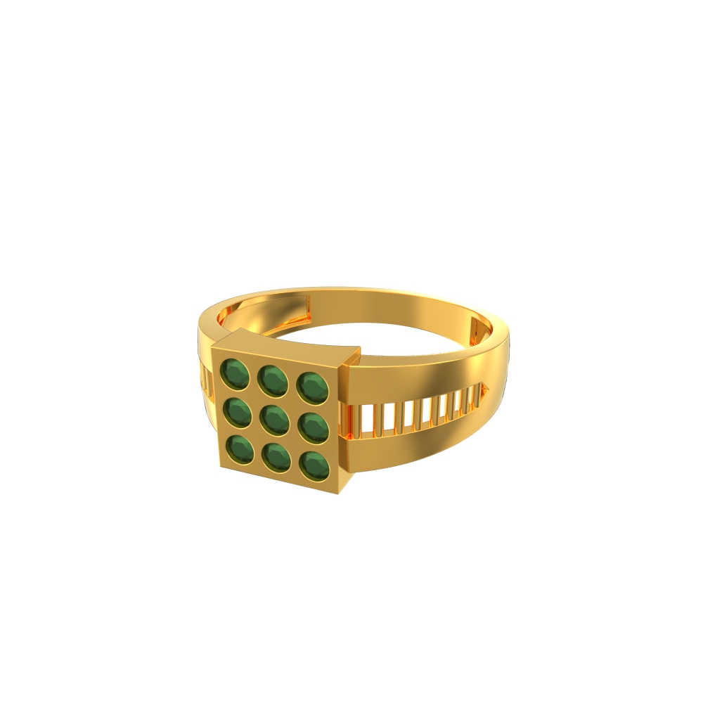 Sleek Square Symbol Ring