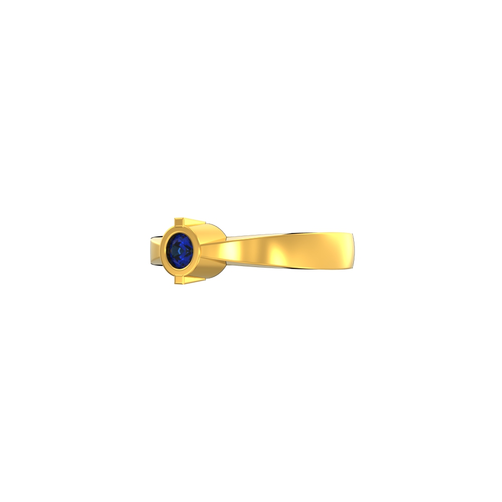 Stone-Simple-Circle-Gold-Ring