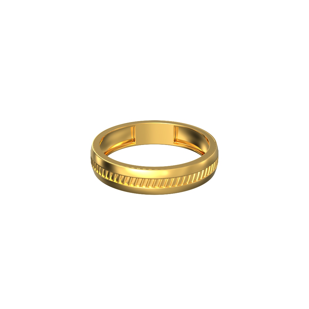 Striking Line Gold Ring