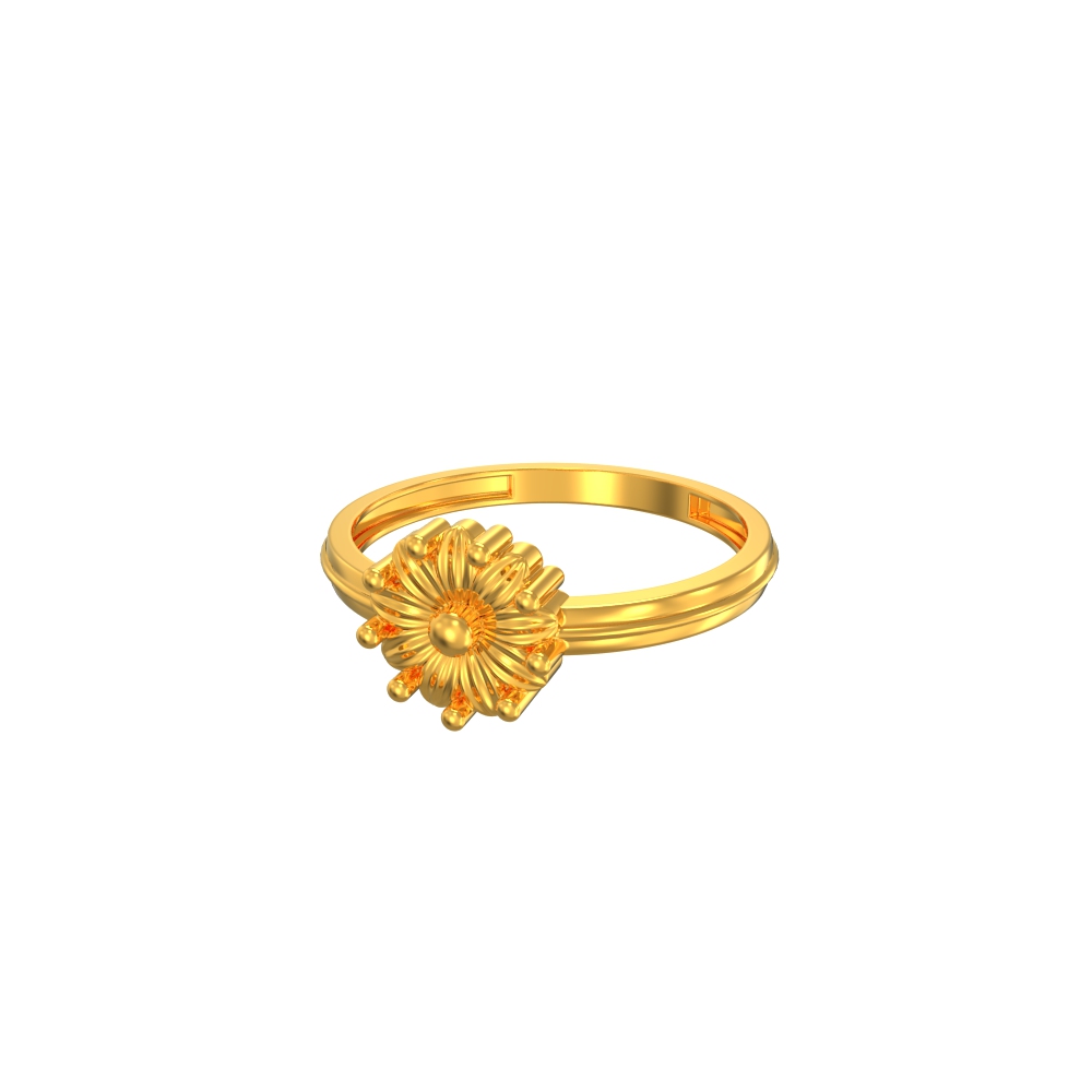 Traditional-Flower-Design-Gold-Ring