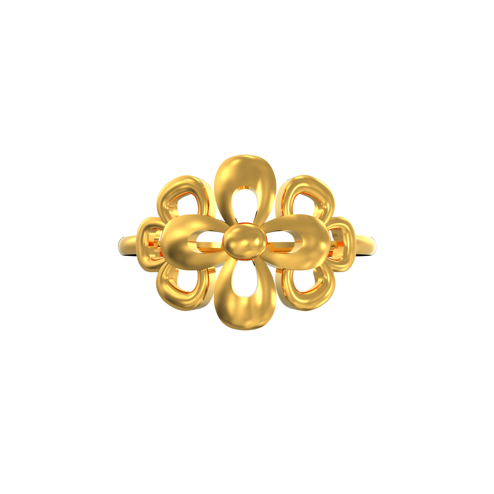 Trendy-Blooming-Gold-Ring