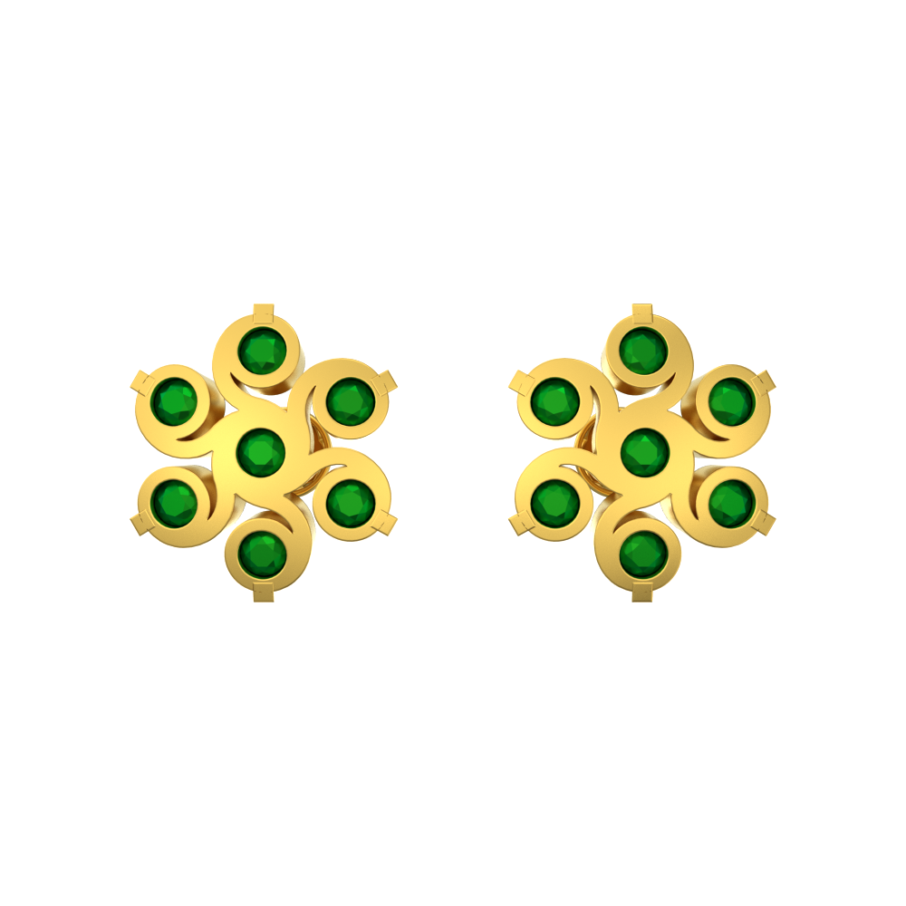 Trendy Meadow Floral Studs