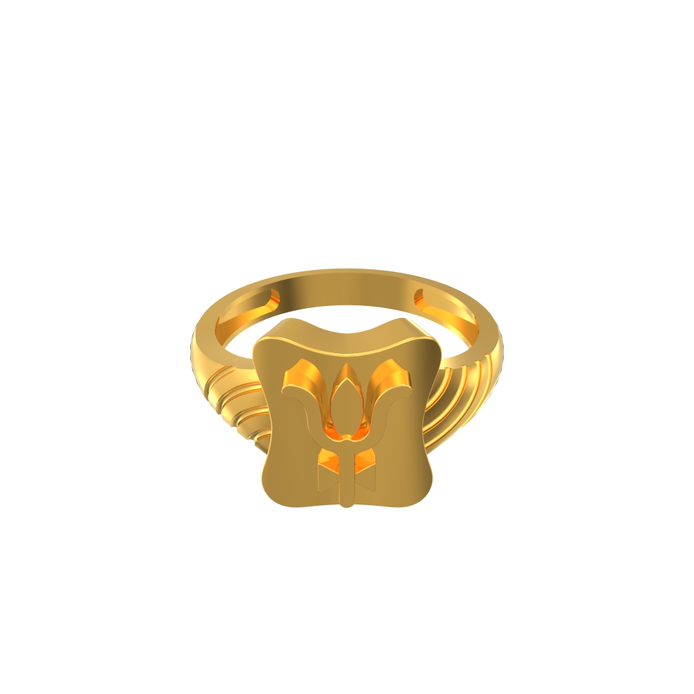 Trident Emblem Harmony Ring