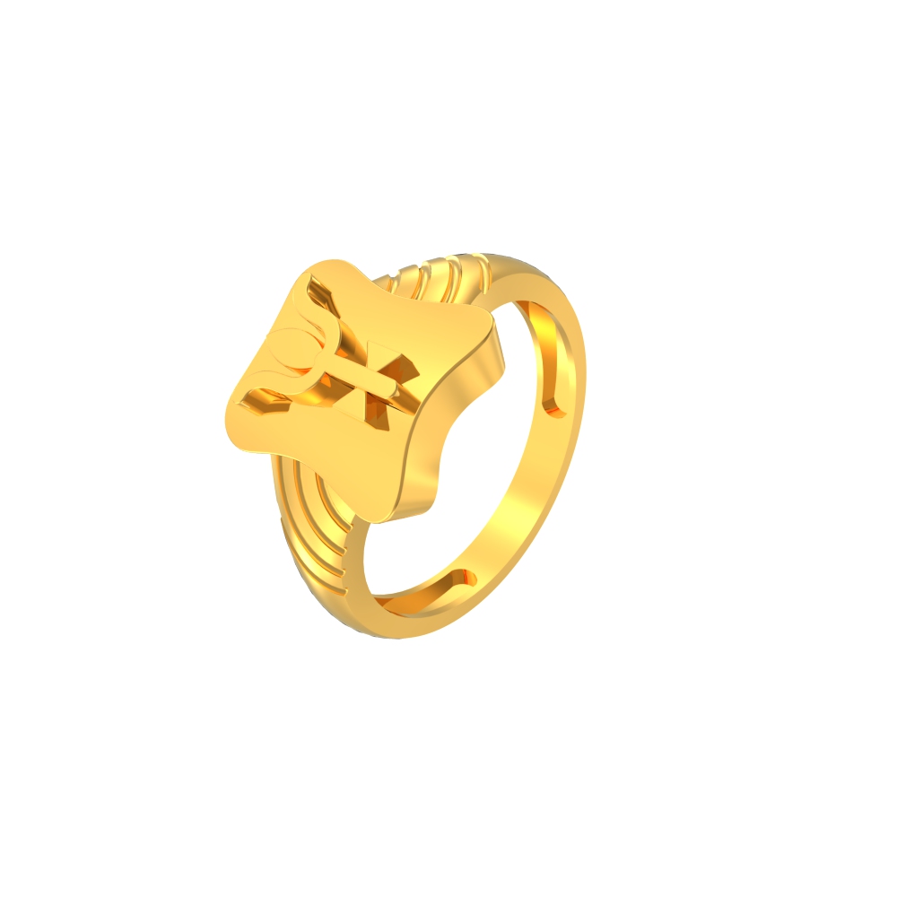 Trident Emblem Harmony Ring