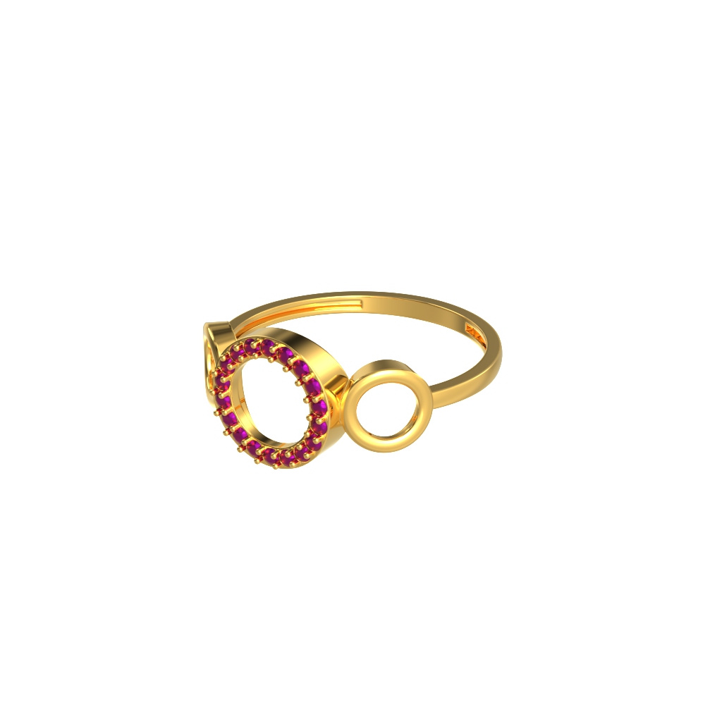 Circling Trio Harmony Ring