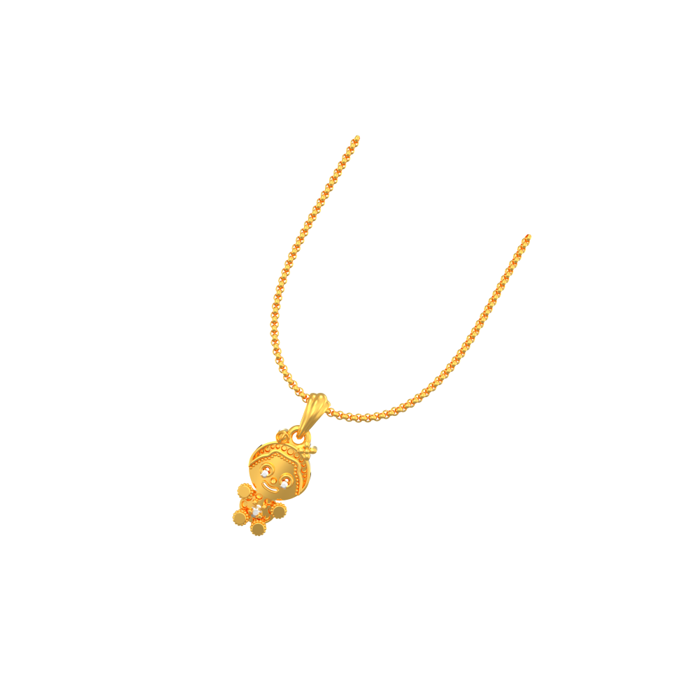 Beautiful And Unique Gold Pendant