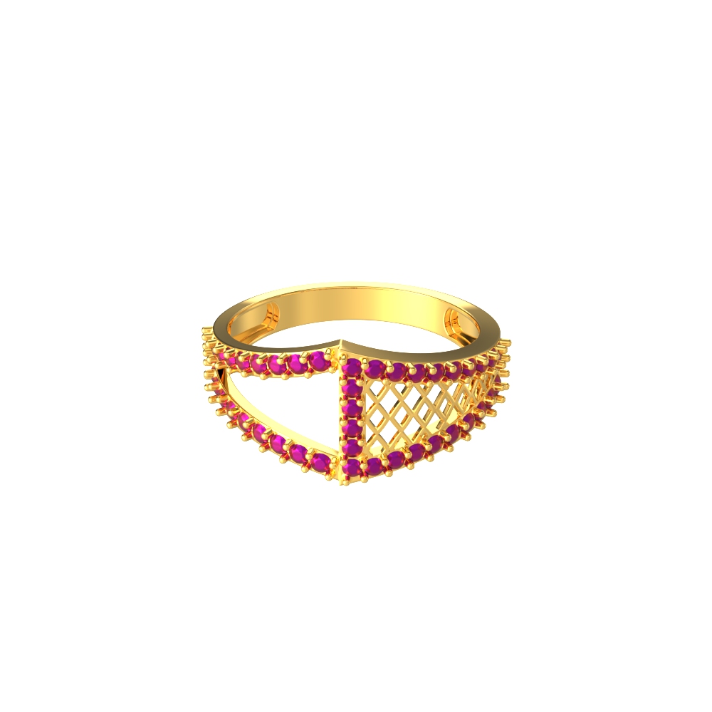 Unique Meshed Triangle Ring