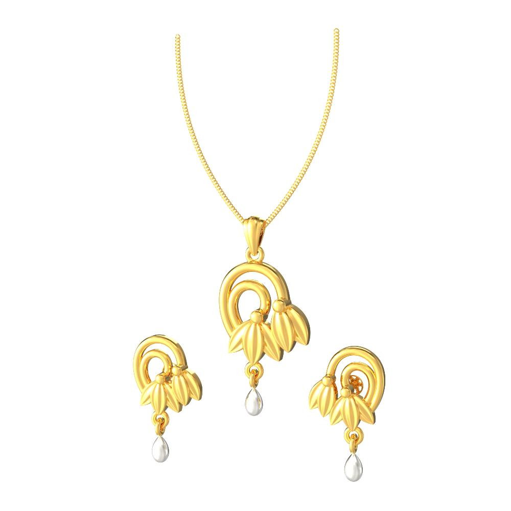 Best-Collection-Entreaty-Curvy-Pendant-Set