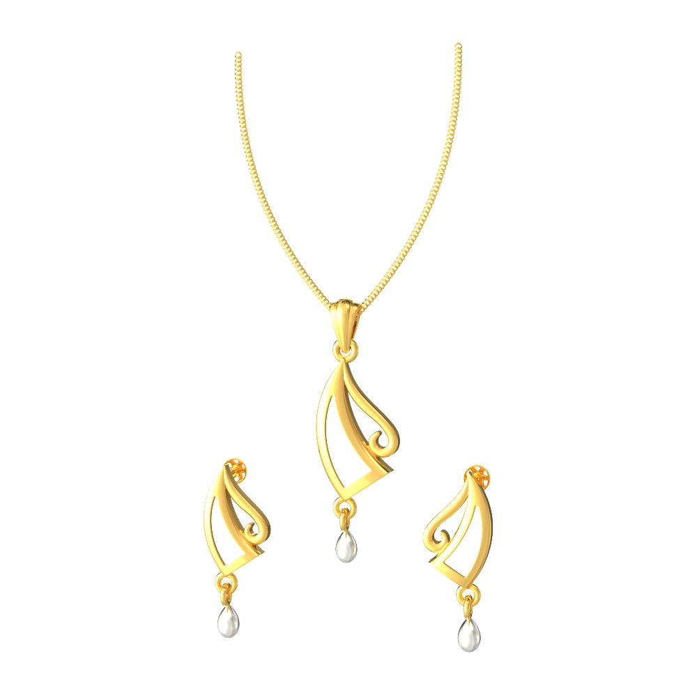 Charming-Curvy-Pendant-Set