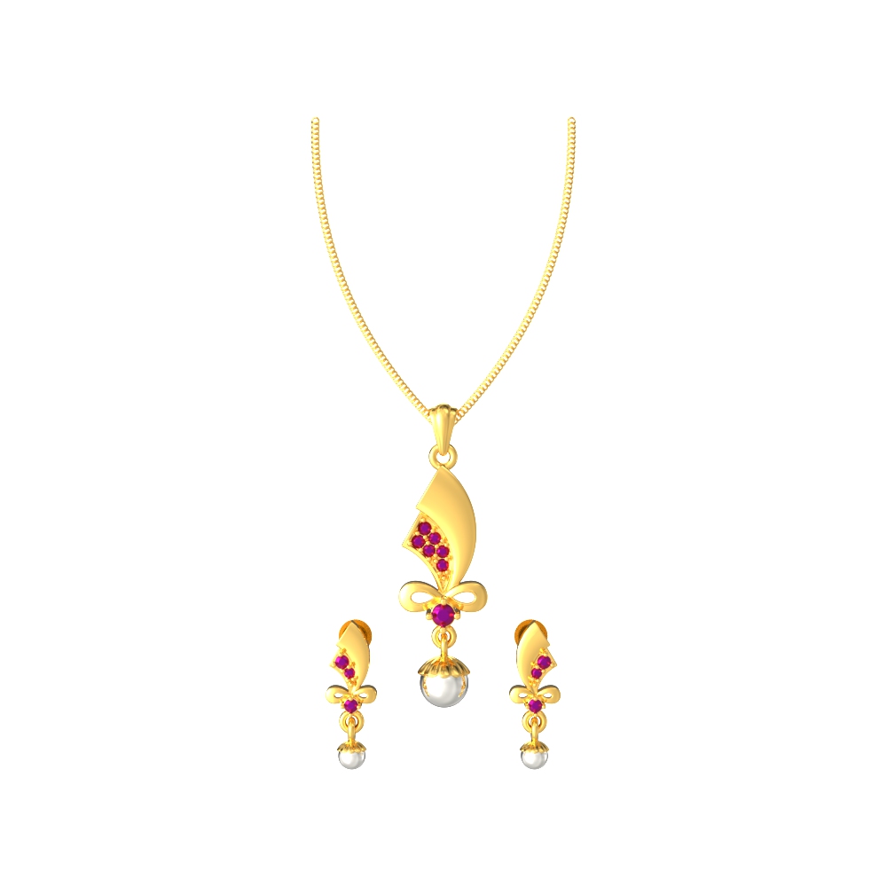 Charming-Curvy-Pendant-set