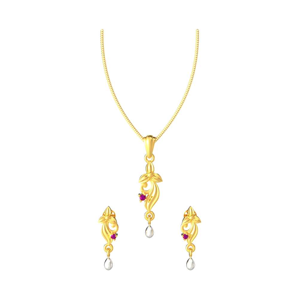 Prettiest-Floral-Pendant-Set