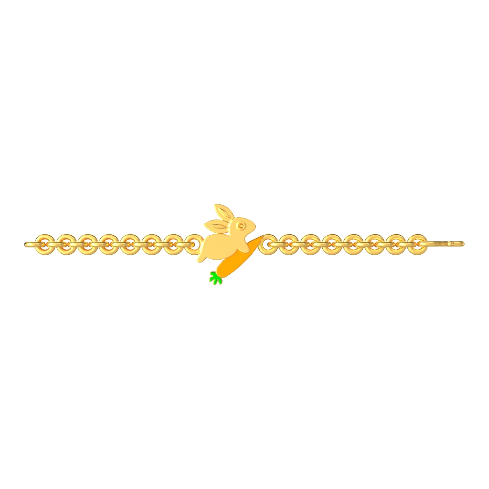 Blossoming Beauty Gold Bracelet | PC Chandra Jewellers