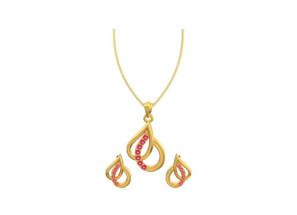 Tethered-Curvy-Pendant-Set