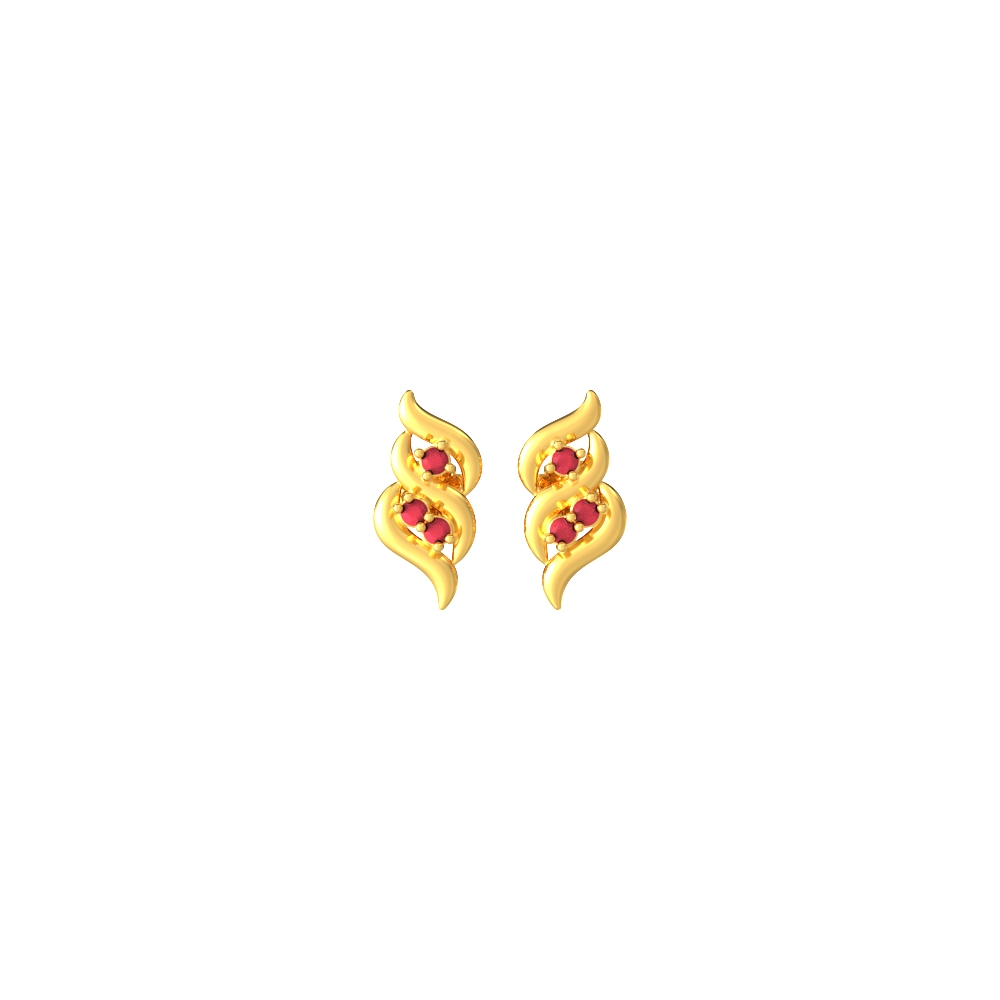 1-gm-Curvy-Gold-Earring
