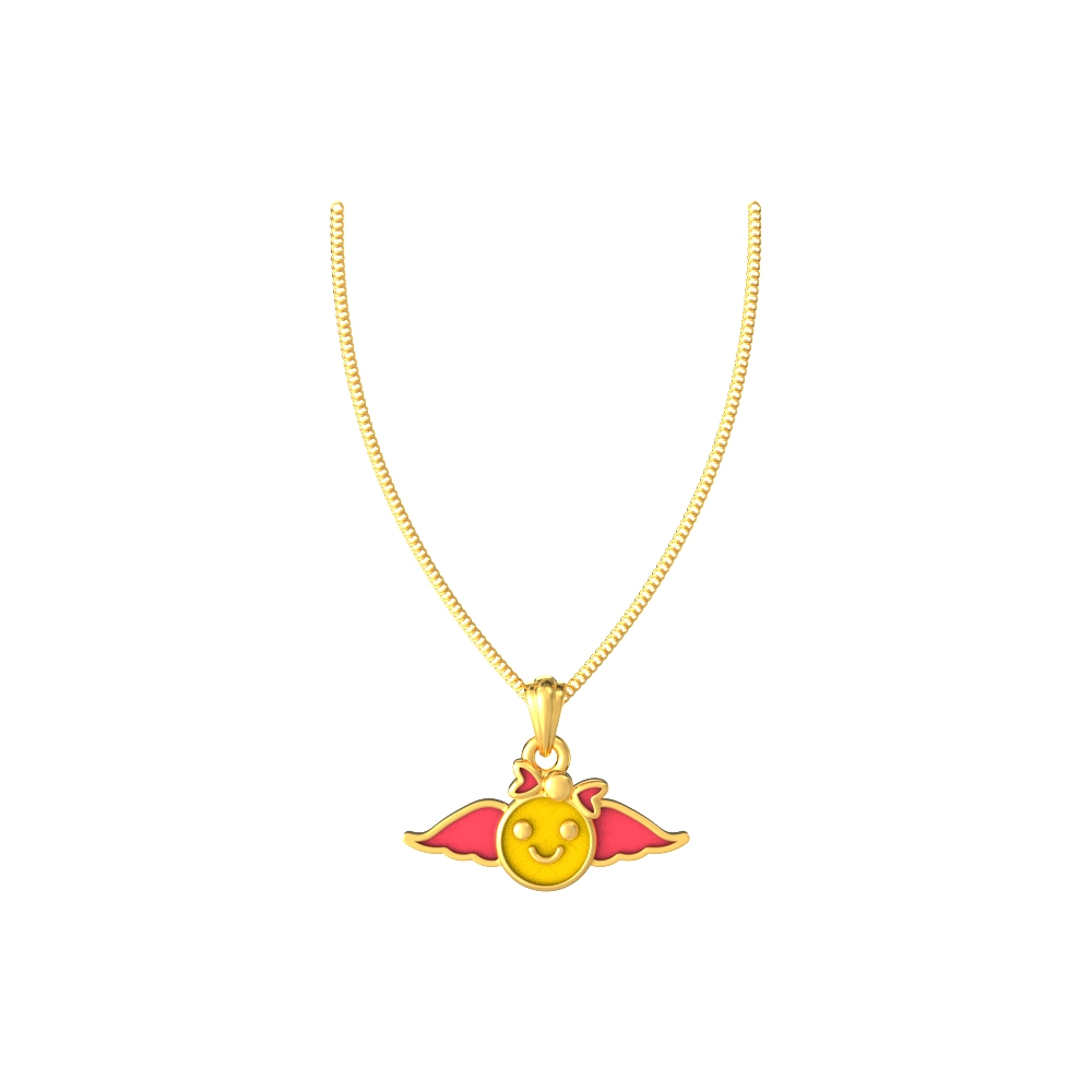 Buy Starlet Gold 22 KT Gold Casual Necklace for Kids Online