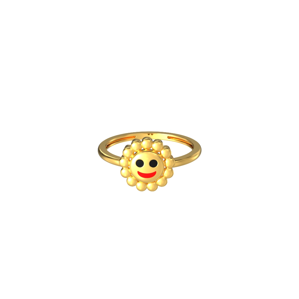 Smiling-Flower-Kids-Gold-Ring