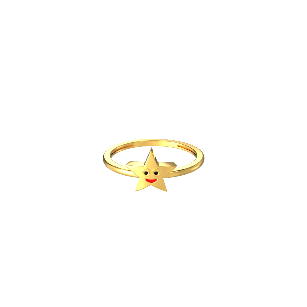 Star-Design-Kids-Gold-Ring