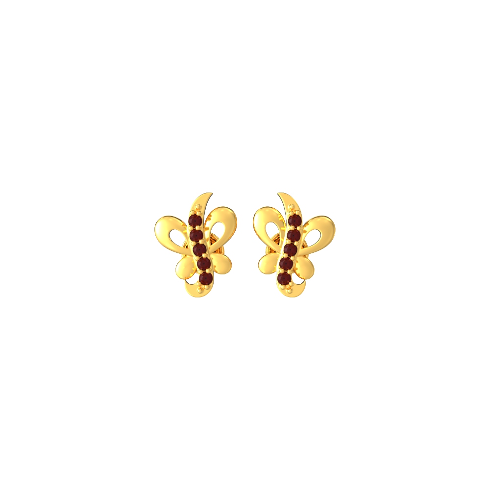 Trendy-Butterfly-Gold-Earring