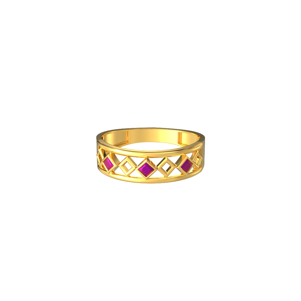 Endearing-Square-Gold-Ring