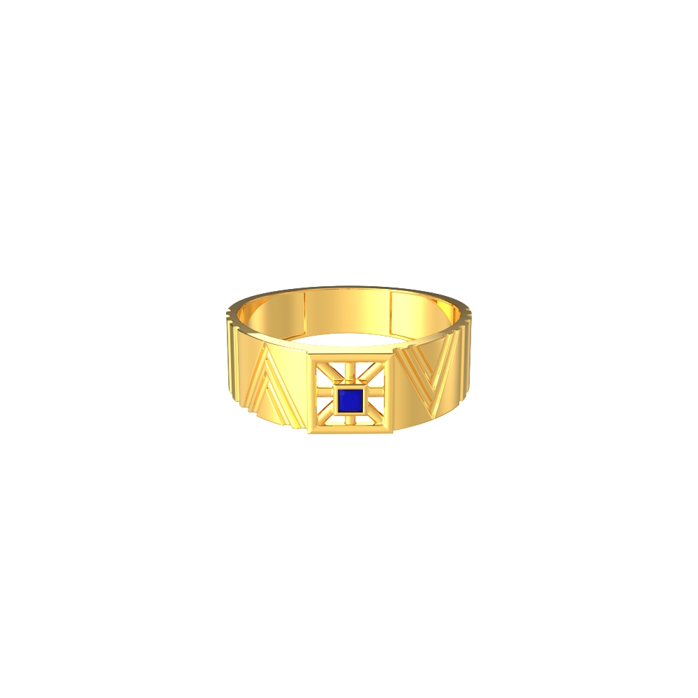 Square-with-Stone-Gold-Ring