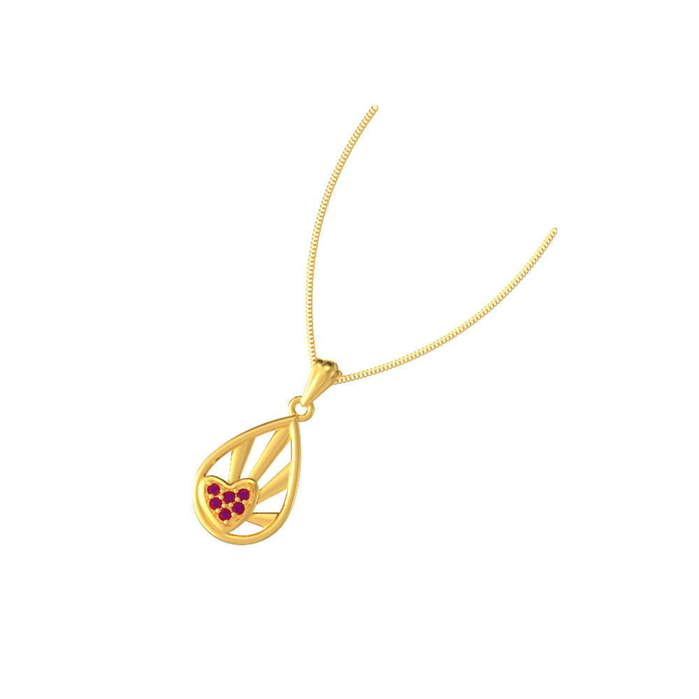 Pear-Heart-Elegances-Pendant