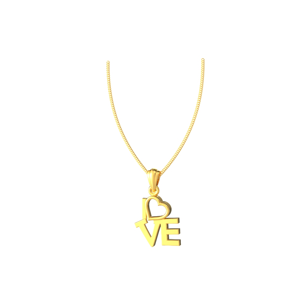 Classic Gold Heart Symbol Love Pendant-new